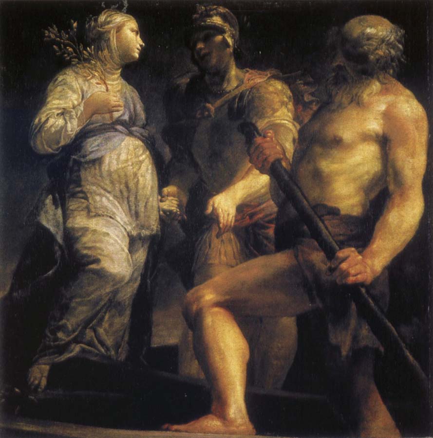 Aeneas with the Sybil and Charon